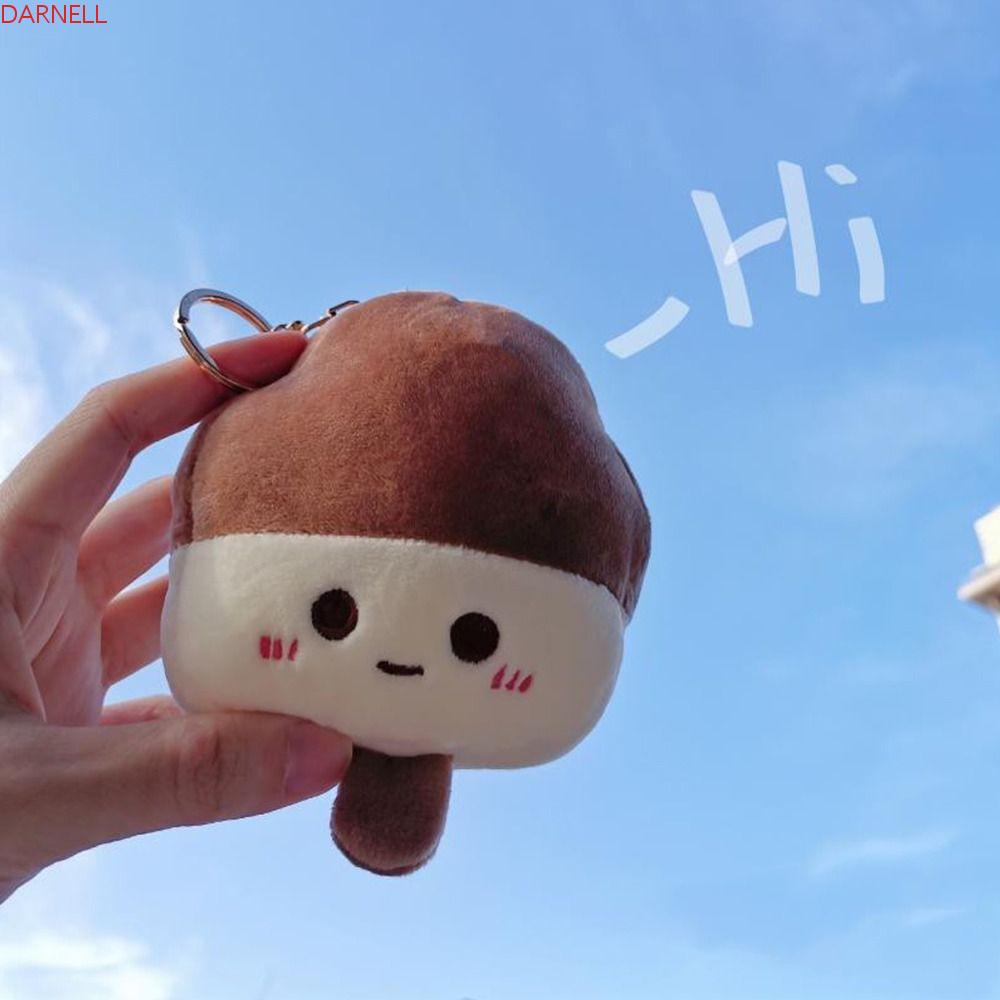 DARNELL Móc Khóa Hình Cây Kem Hoạt Hình Nhồi Bông Đáng Yêu