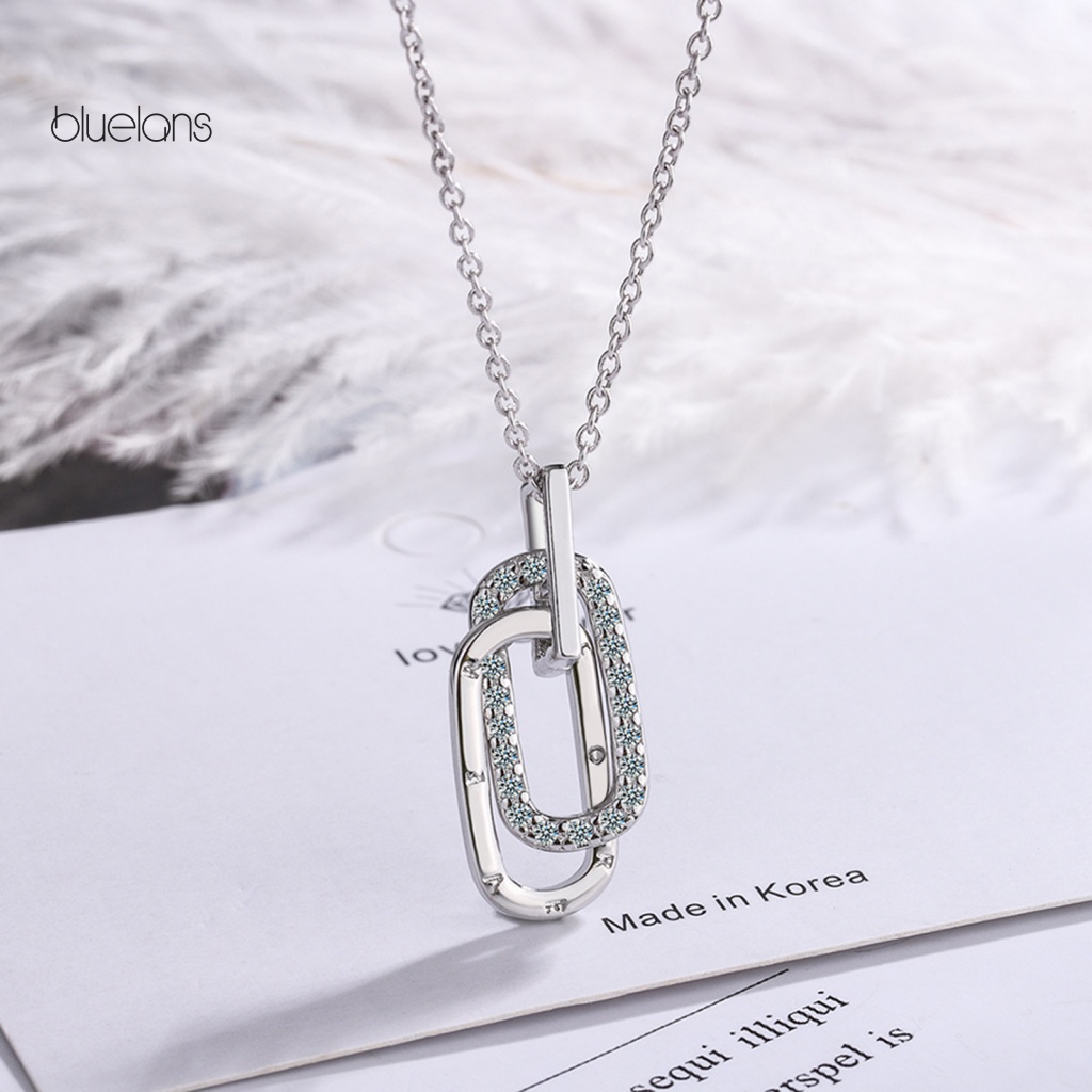 Vòng cổ Mặt Chữ Đính Đá Lấp Lánh Thời Trang Cho Nữ