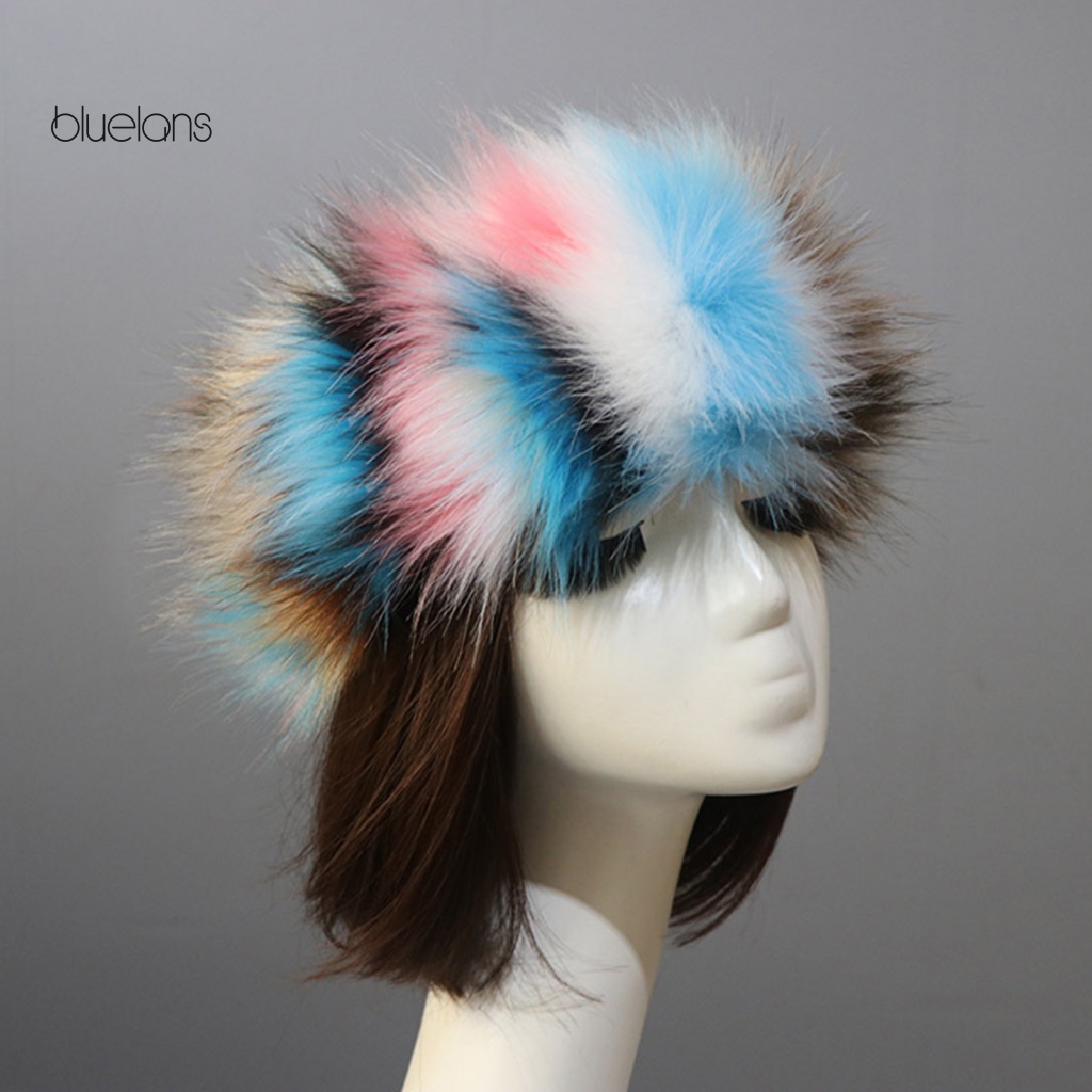 Mũ Lông Dày Không Vành Nhiều Màu Sắc Chống Gió Thời Trang Mùa Đông Cho Nữ