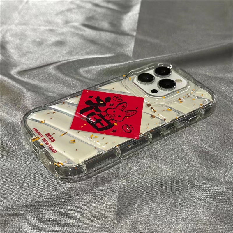 Ốp Điện Thoại Dẻo Trong Suốt Họa Tiết Chú Thỏ Dễ Thương Cho Iphone14Promax 2023iPhone14promax xr8 13127 / 11 / 7UN5