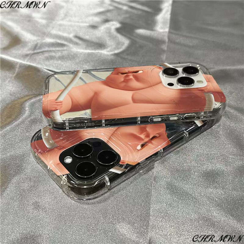 Ốp Điện Thoại Mềm Trong Suốt Hình Chubby iPhone14promax8 / 11 / 7 plus / xr1312sins Power