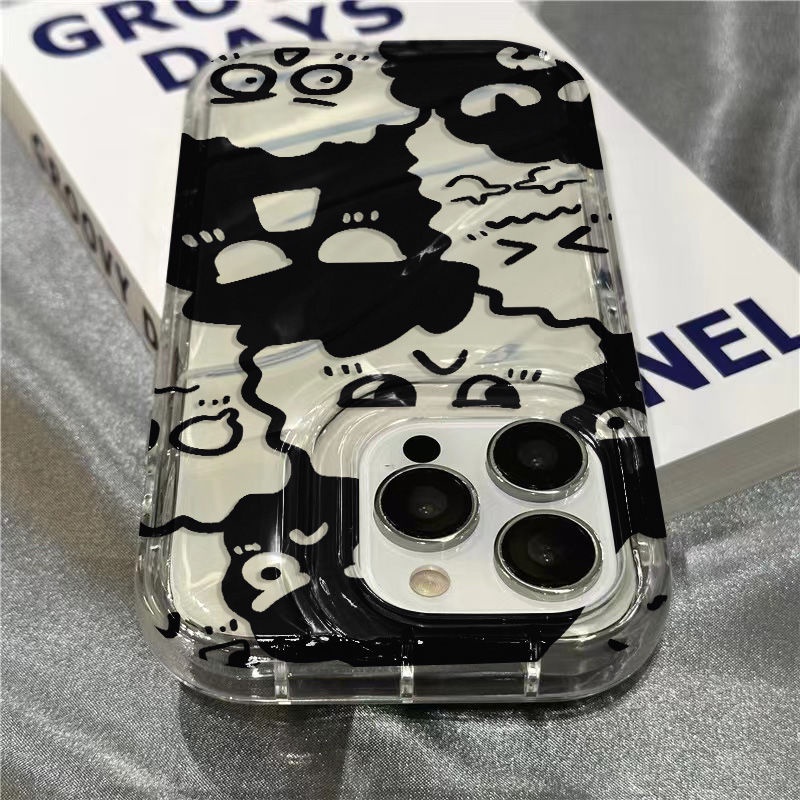 Ốp Điện Thoại Mềm Trong Suốt Hình Bùi Nhùi Đáng Yêu Cho iPhone14promax 1312 / 11 7 / 8plus xr / sins Ybu