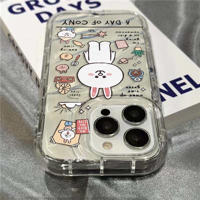 Ốp Điện Thoại Mềm Trong Suốt Hình Thỏ Kenny Dễ Thương Cho iPhone14promax 1312 / 11 7 / 8plus xr / sins PTA2