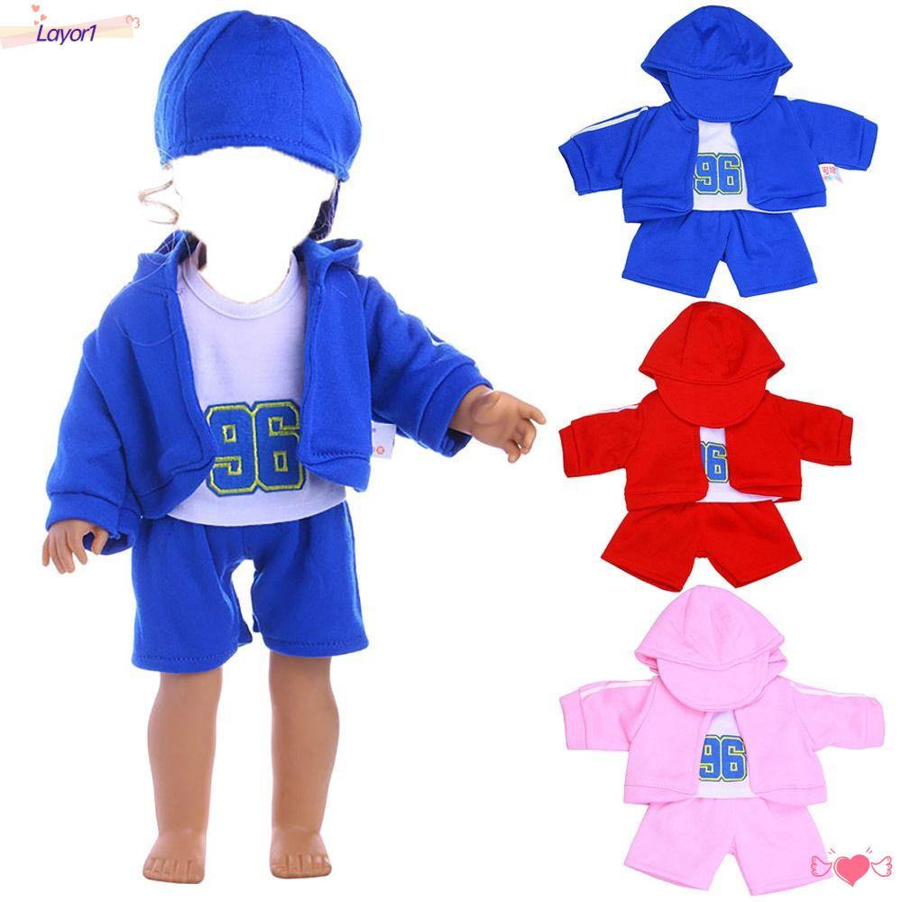 LAYOR1 Phụ Kiện Quần Áo Bóng Chày Cho Búp Bê
