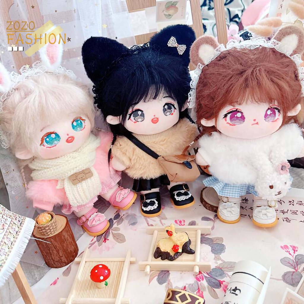 Áo Sweater Mềm Mại Màu Trơn 20cm Dành Cho Búp Bê Mặc Đầm Mùa Đông