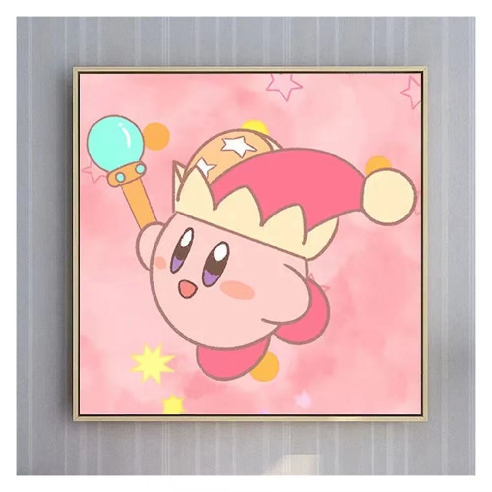 Star Kirby Diamond Painting Phim hoạt hình dễ thương DIY Handmade Kids Student Homework Dễ dàng bắt đầu vẽ kim cương