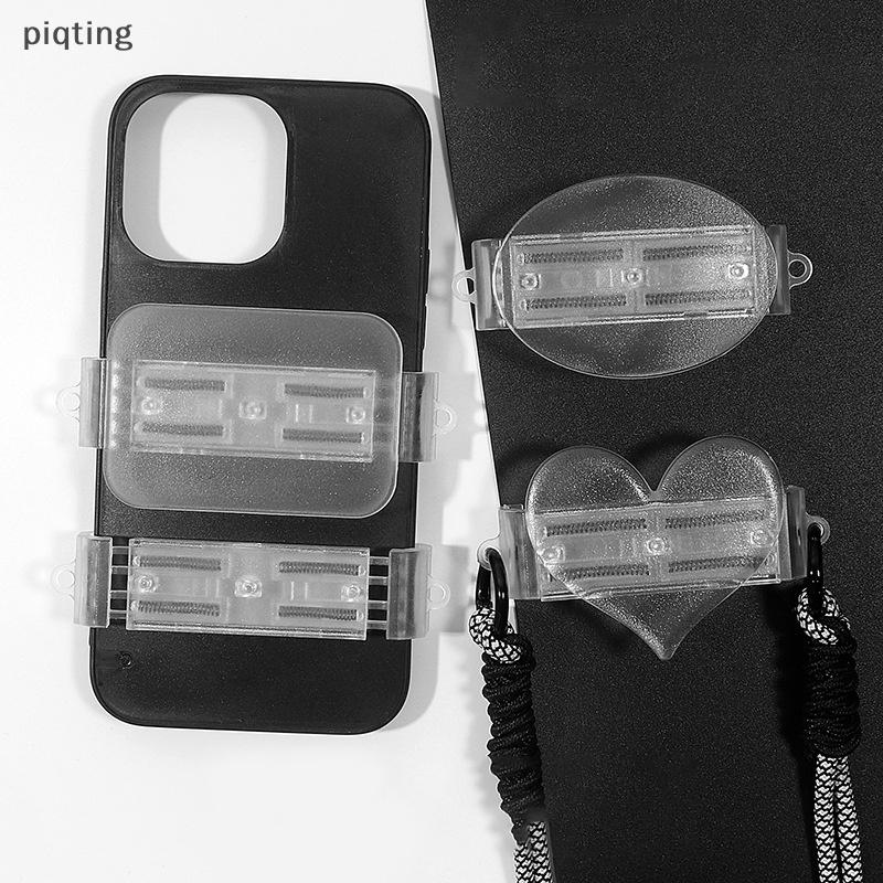 Túi Đựng Điện Thoại Trong Suốt Hình Oval / Trái Tim Có Kẹp Điều Chỉnh Được