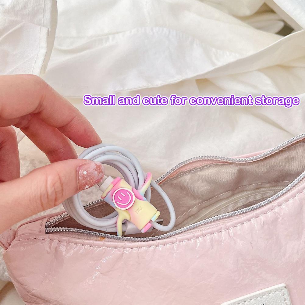 Vỏ Silicon Bảo Vệ Dây Cáp Sạc Điện Thoại Di Động