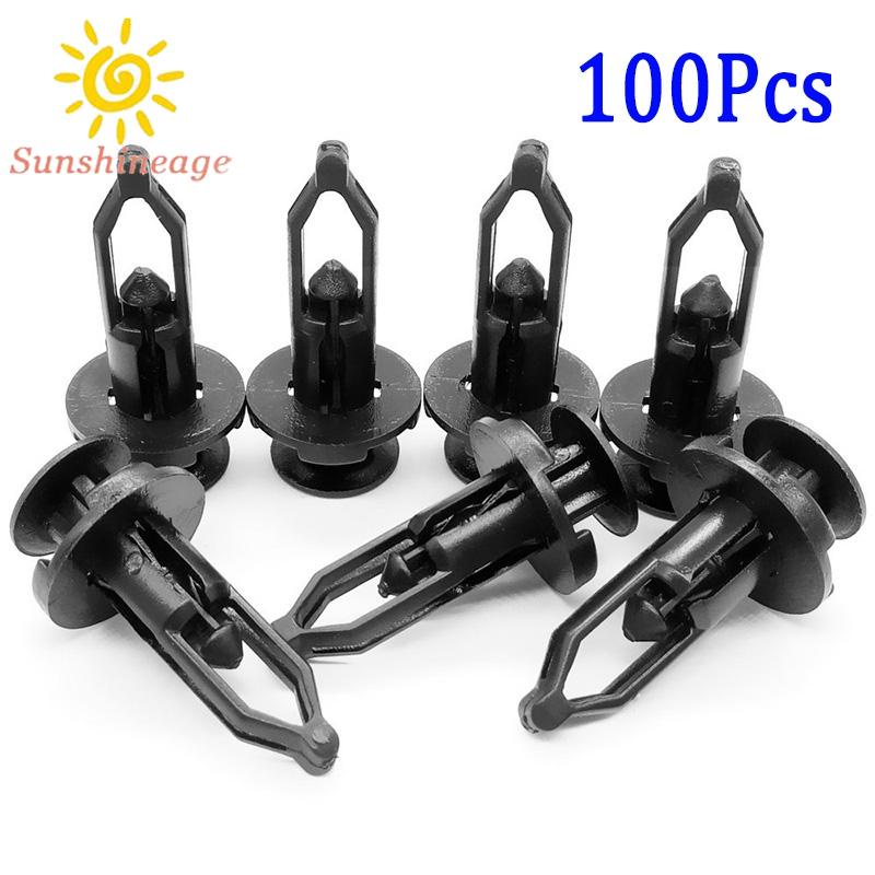 Kẹp Nhựa Cố Định Tấm Chắn Sau Xe Hơi Màu Đen