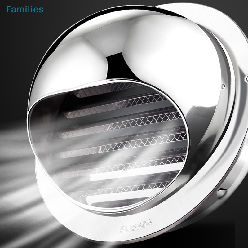 Nắp Đậy Lỗ Thông Gió Bằng Thép Không Gỉ Hình Tròn Cho Hệ Thống HVAC Mới