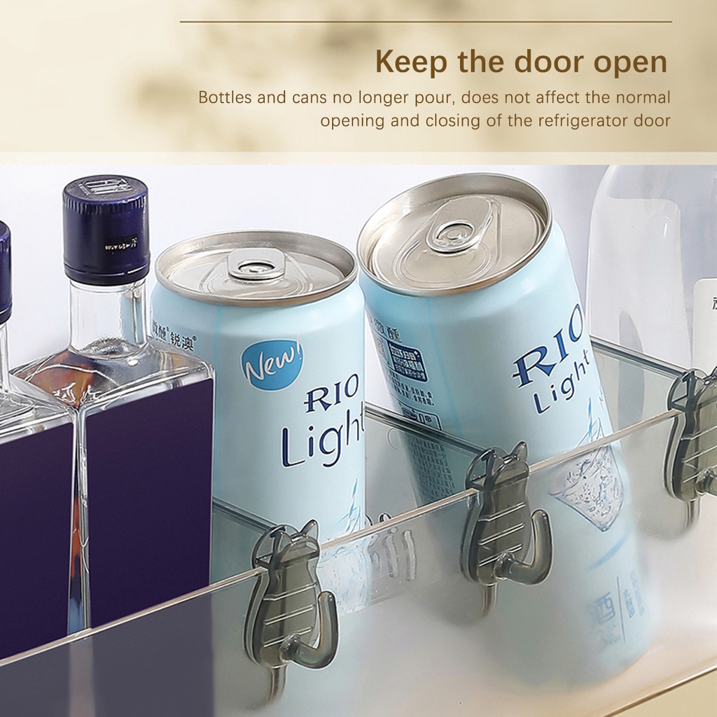 Kẹp Khóa Cửa Tủ Lạnh Chia Ngăn Tùy Chỉnh Tiện Dụng Cho Gia Đình
