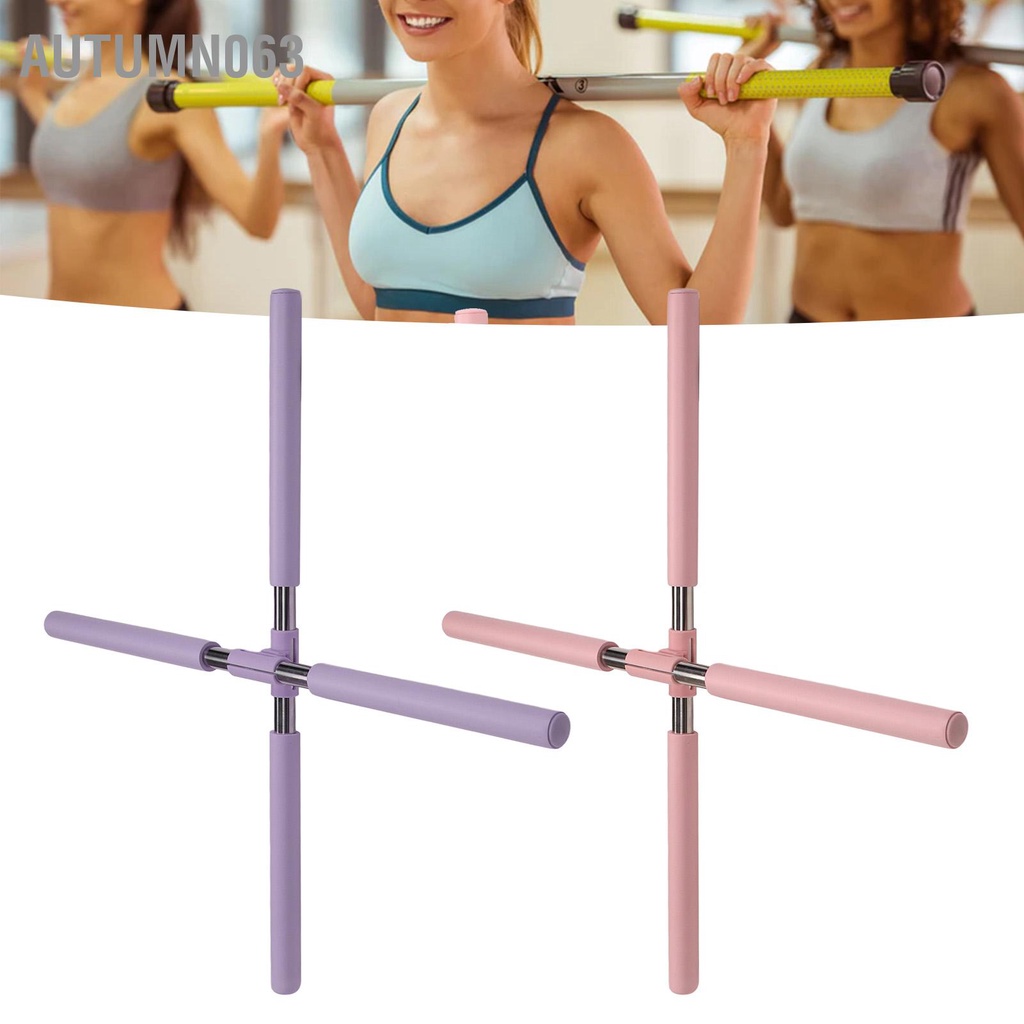 Autumn063 2 Gậy tập luyện tư thế có thể tháo rời với khóa cố định Nẹp lưng mềm dành cho trẻ em người lớn