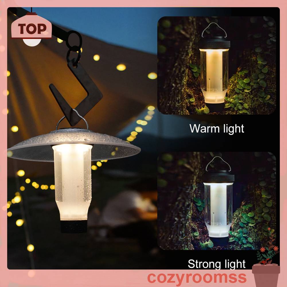 Đèn Pin Cắm Trại 2000mAh Type-C 160LM IPX4 Chống Thấm Nước