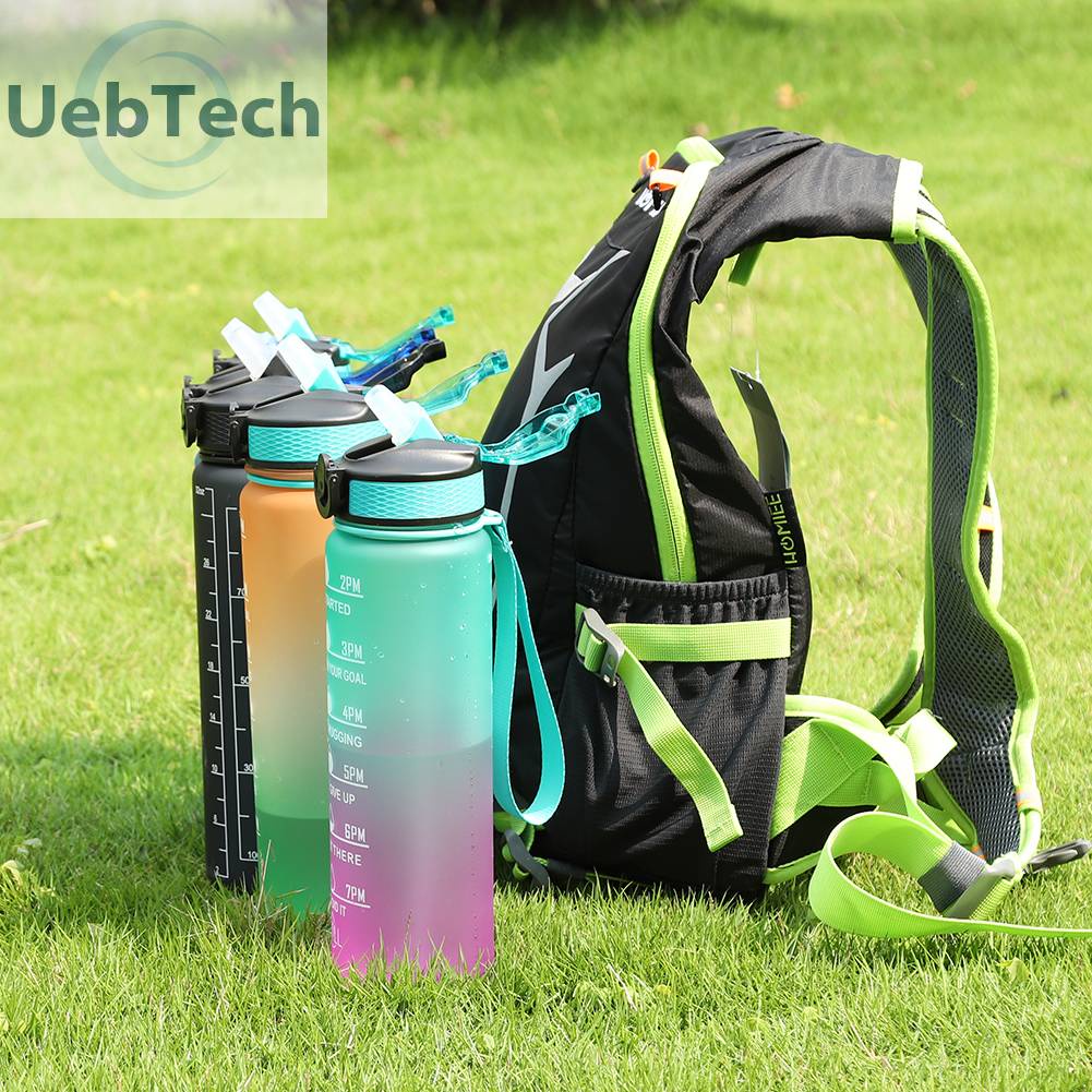 Bình Nước Thể Thao 1000ml Kèm Ống Hút Tiện Lợi