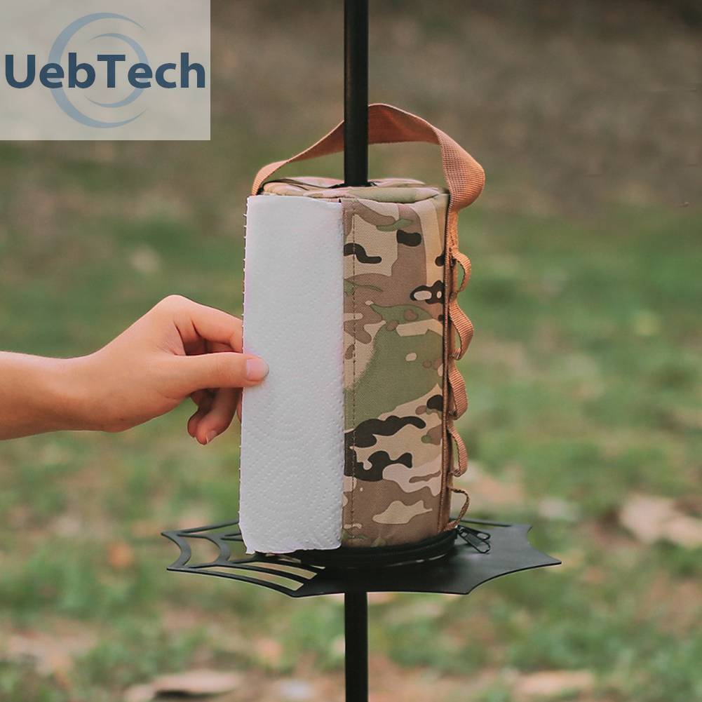 Hộp Đựng Giấy Cuộn Bằng Polyester Tiện Dụng Mang Theo Du Lịch Cắm Trại