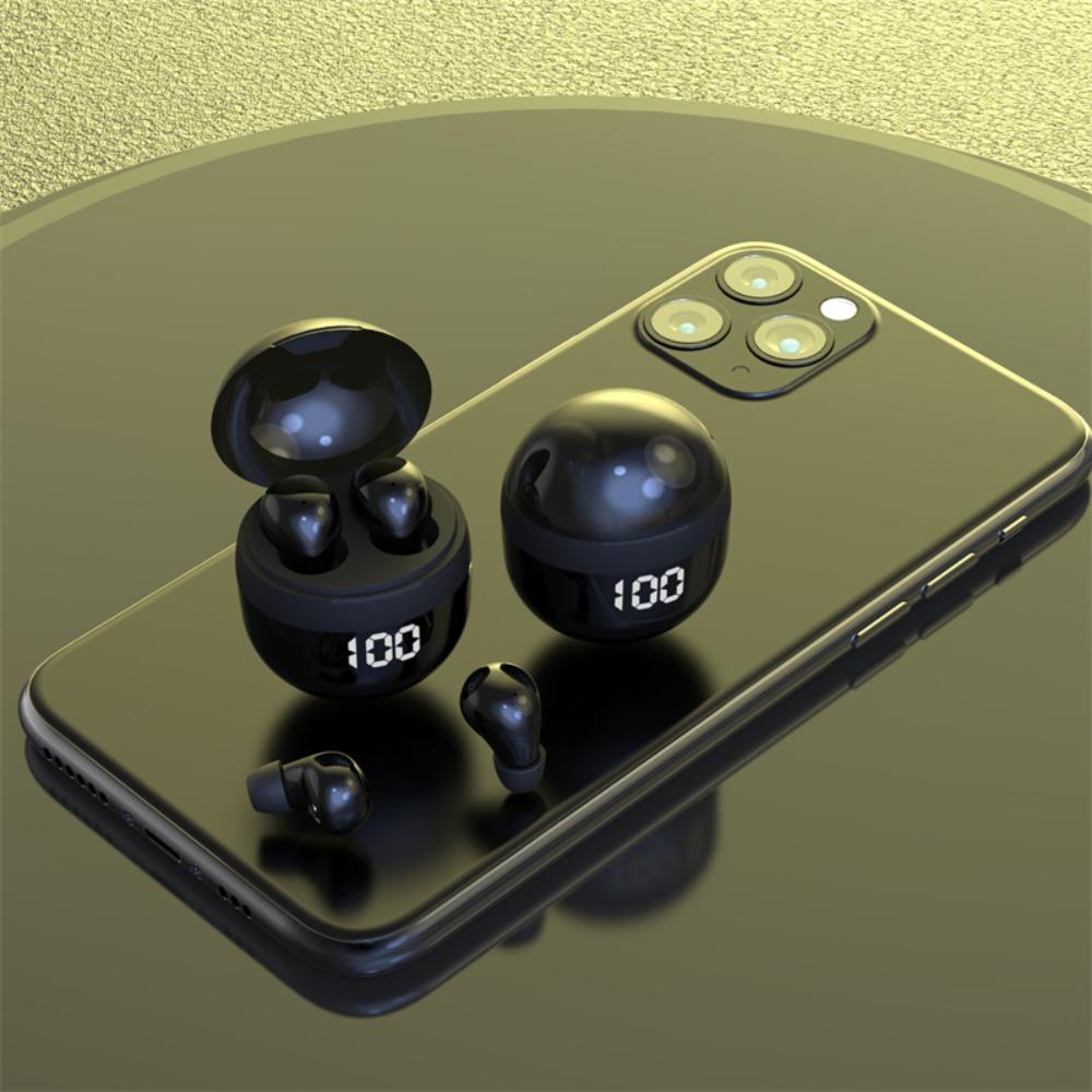 AUGUSTINA Tai Nghe Nhét Tai SK18 Bluetooth Không Dây Mini Màn Hình Cảm Ứng Kỹ Thuật Số Chống Ồn Cho Điện Thoại