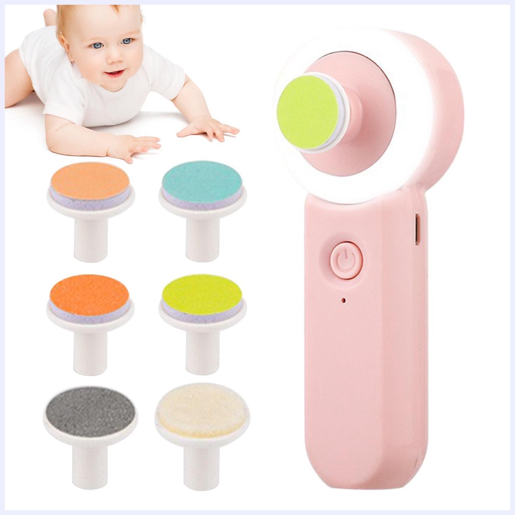Sạc Điện Trẻ Em Cắt Móng Tay Cho Bé Chống Kẹp Thịt Cho Bé Máy Mài Móng Tay Bộ Kéo Cắt Móng Tay An Toàn Cho Trẻ Sơ Sinh