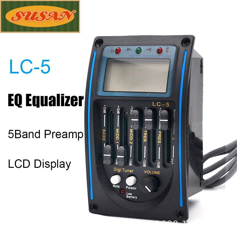SUSANS Bộ Cân Bằng EQ LC-5 Cho Đàn Guitar Acoustic
