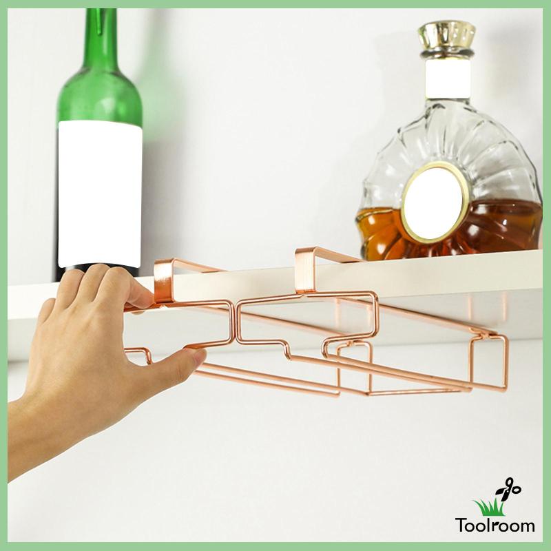 Giá Đỡ Treo Kính Mắt 2 Hàng Bằng Sắt Tiện Dụng Cho Quán Cà Phê / Bar