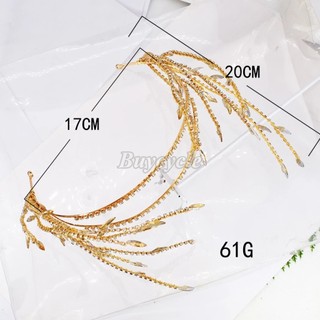 Cài Tóc Đính Đá Pha Lê Handmade Thời Trang Dành Cho Cô Dâu