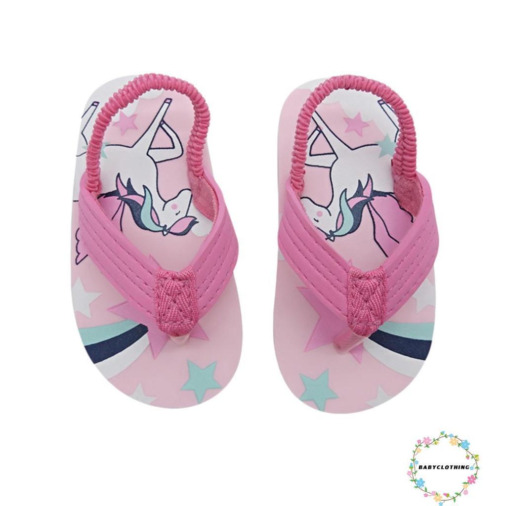 Xăng đan Xỏ Ngón Đế Mềm Có Dây Buộc Sau Lưng Cho Bé Trai Bé Gái Đi Biển Và Hồ Bơi