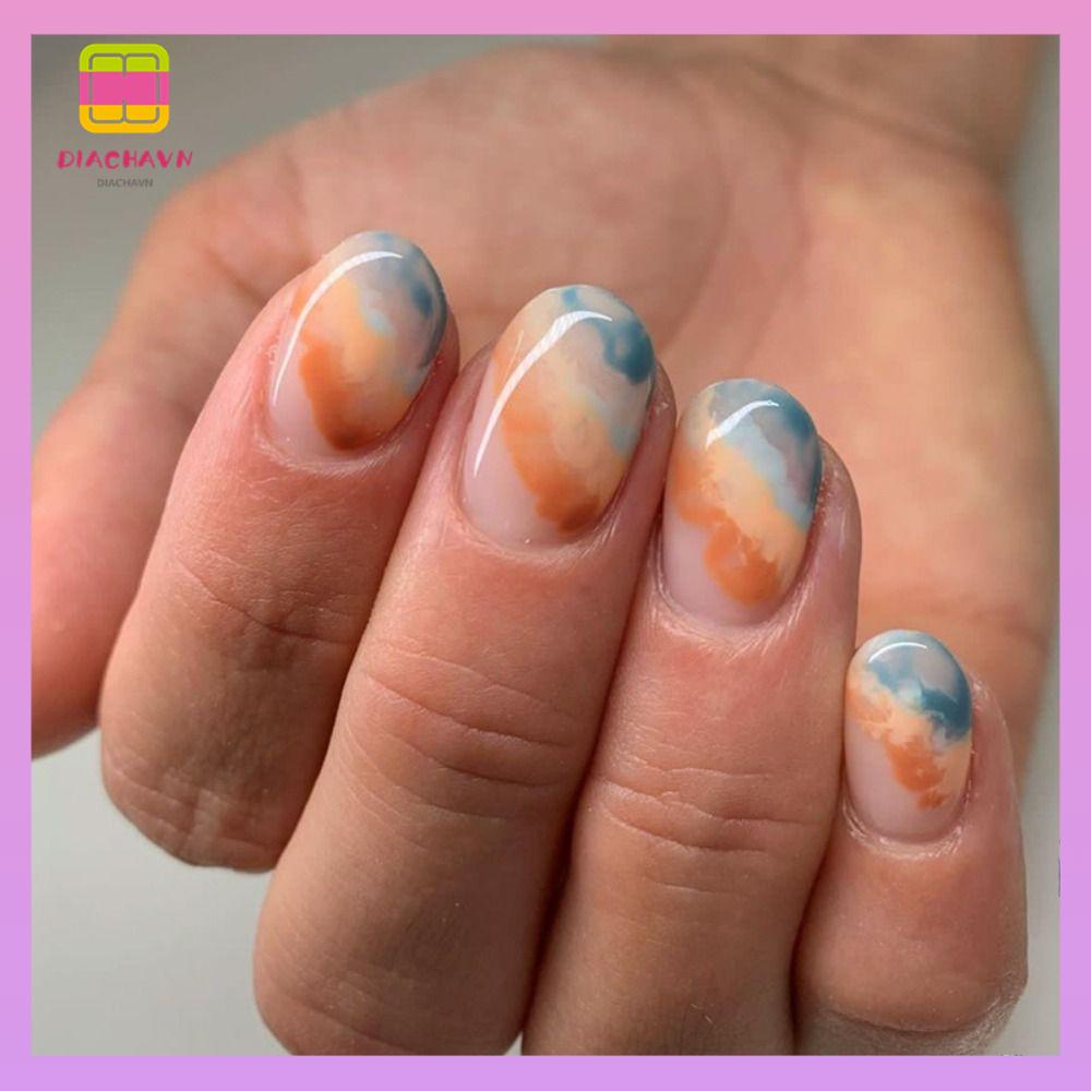 DIACHAVN Bộ Móng Tay Giả Có Thể Tháo Rời