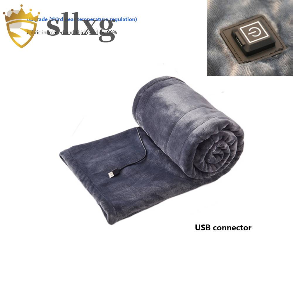 Chăn Sưởi Ấm 5V Thân Thiện Với Làn Da Mềm Mại Sử Dụng Điện USB Dành Cho Gia Đ