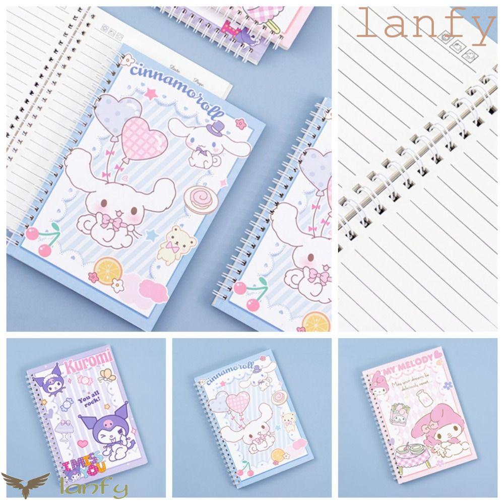 Sổ Ghi Chú Khổ A5 Họa Tiết Hoạt Hình Kuromi Taking Memo Tiện Dụng Cho Trường Học