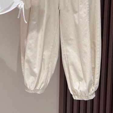 Bộ đồ mùa hè cho bé gái 15-55 kg phiên bản Hàn Quốc thời trang trẻ em phong cách nước ngoài áo thun ngắn tay và quần dài