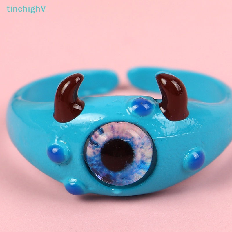 [TinchighV] Nhẫn Cưới Dạng Hở Hình Mắt Mèo Hai Màu Xanh Lá Cây Dễ Thương Thời Trang Ngọt Ngào Dành Cho Bạn Nữ [Mới]