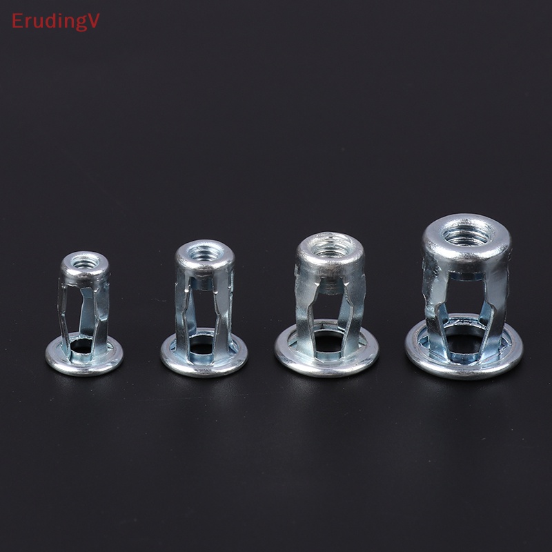 Bộ 10 Đinh Tán M4 / 5 / 6 / 8 Bằng Thép Chuyên Dụng Cho Ốc Vít Xe Hơi