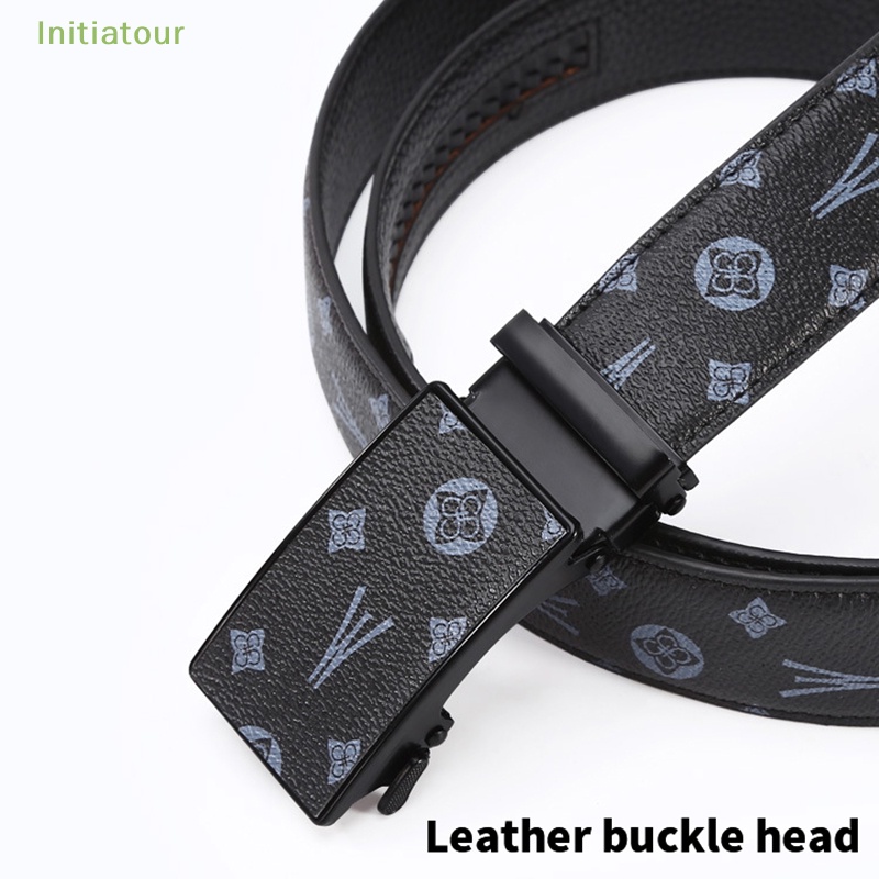 Thắt Lưng Màu Đen Khóa Kim Loại Tự Động Thời Trang Công Sở Cho Nam