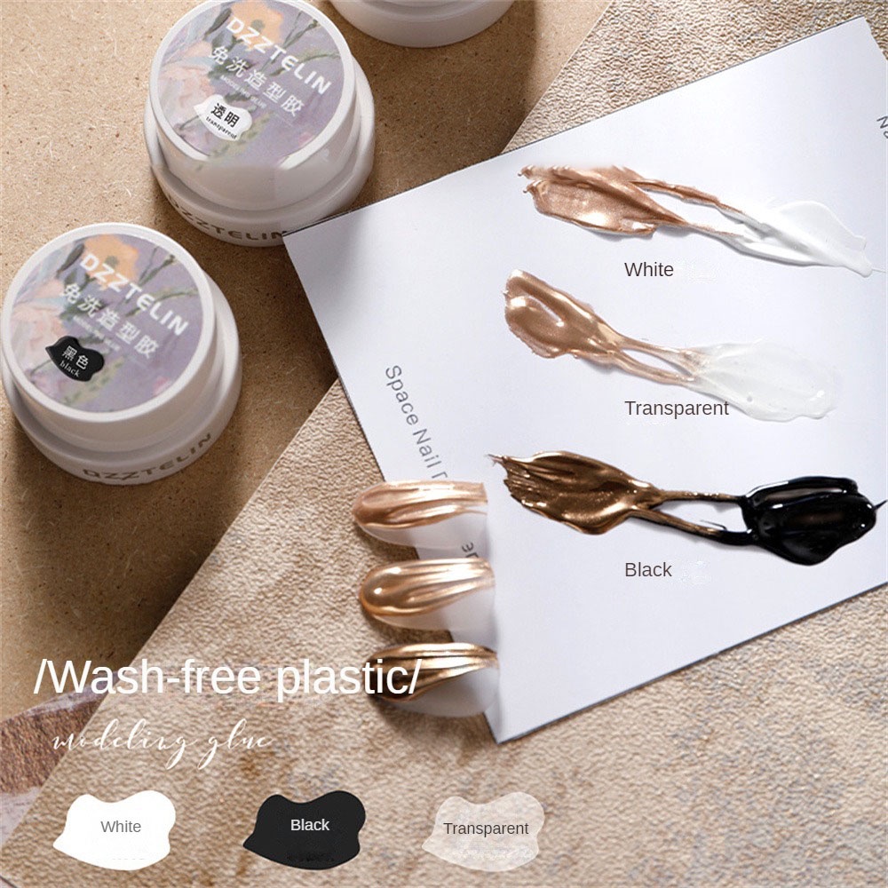 Sơn Móng Tay Gel 5D Chất Lượng Cao Phong Cách Nhật Bản Với 3 Kiểu Tùy Chọn Màu Trắng Đen