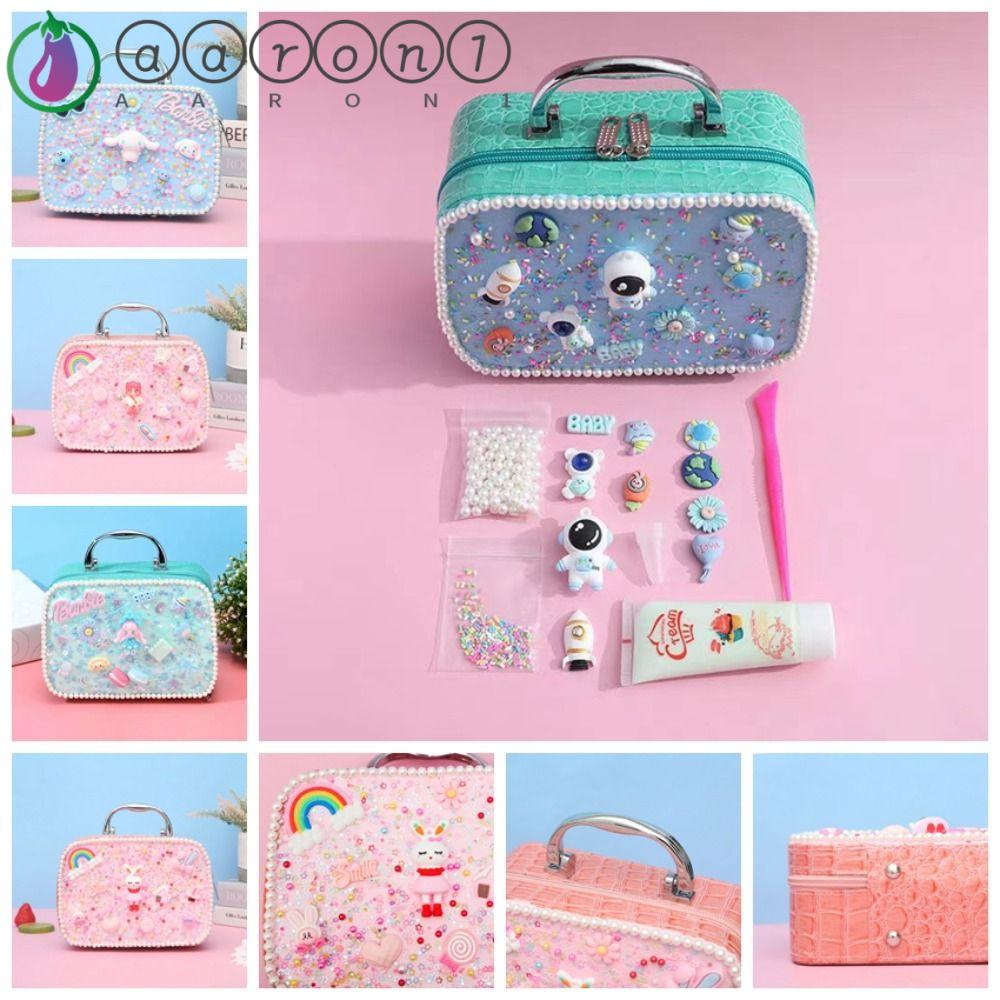 AARON1 Túi Đựng Đồ Trang Điểm Hình Mèo Kitty Dễ Thương Cho Bé