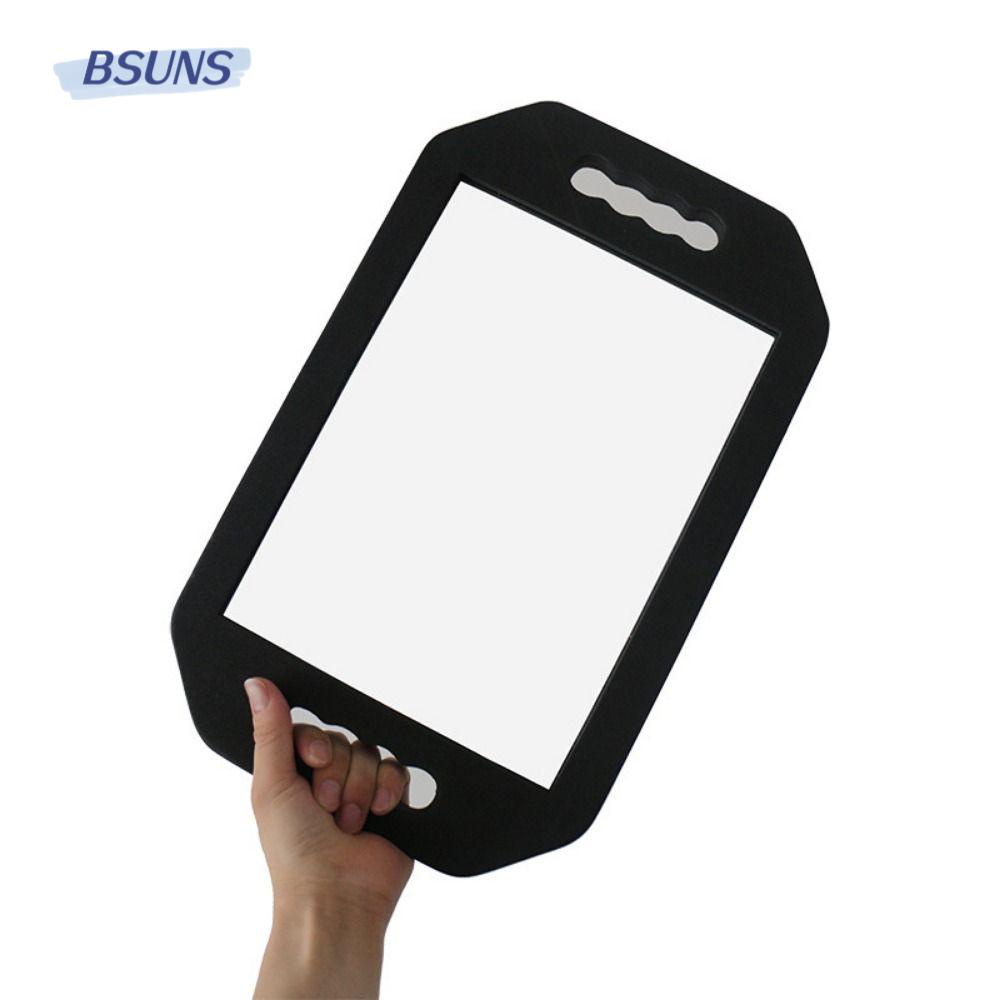 BSUNS Gương Trang Điểm 2 Tay Cầm Chống Rơi Tiện Dụng Cho Salon Làm Tóc