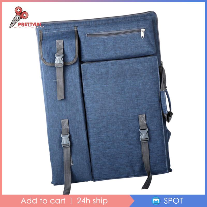 Ba Lô Đeo Vai Đựng Bảng Màu Sơn Nghệ Thuật Có Dây Đeo Vai Điều Chỉnh Được