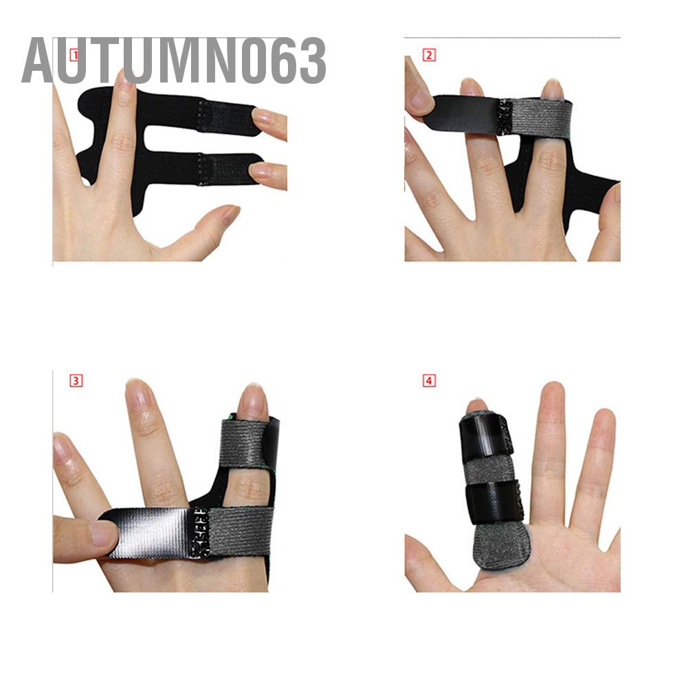 Autumn063 Nẹp ngón tay Sửa chữa Tay áo Cố định Đai để duỗi thẳng Bị gãy Uốn cong Trẻ em Phụ nữ Sử dụng