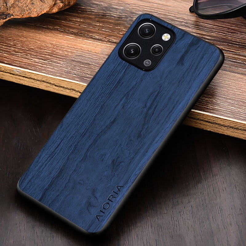 Ốp Bao Da Điện Thoại Họa Tiết Vân Gỗ Cho xiaomi redmi 12 4g 5g xiaomi redmi 12 5g 4g