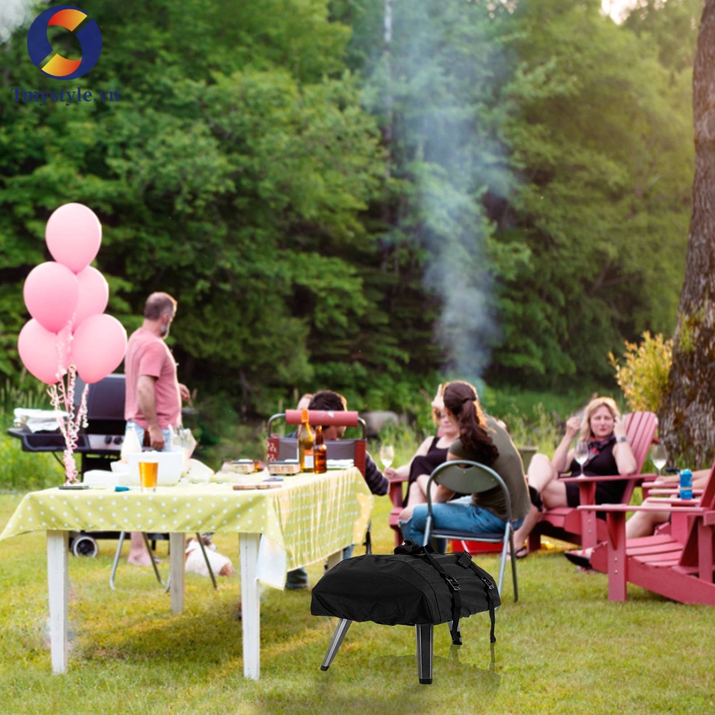 Vỏ Bọc Lò Nướng BBQ Chống Nước Bằng Vải Oxford KODA12 210D