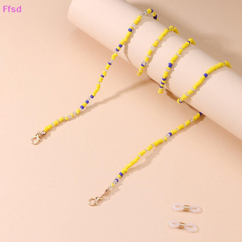 {Ffsd} Dây Đeo Mắt Kính Đính Hạt Cườm Chống Trượt Cho Nữ * Bán Chạy