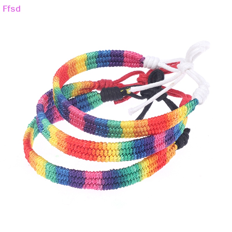 {Ffsd} Vòng Tay Dây Thừng Đi Mưa Làm Thủ Công Quyến Rũ Cho Cặp Đôi Nam Nữ Bán Chạy