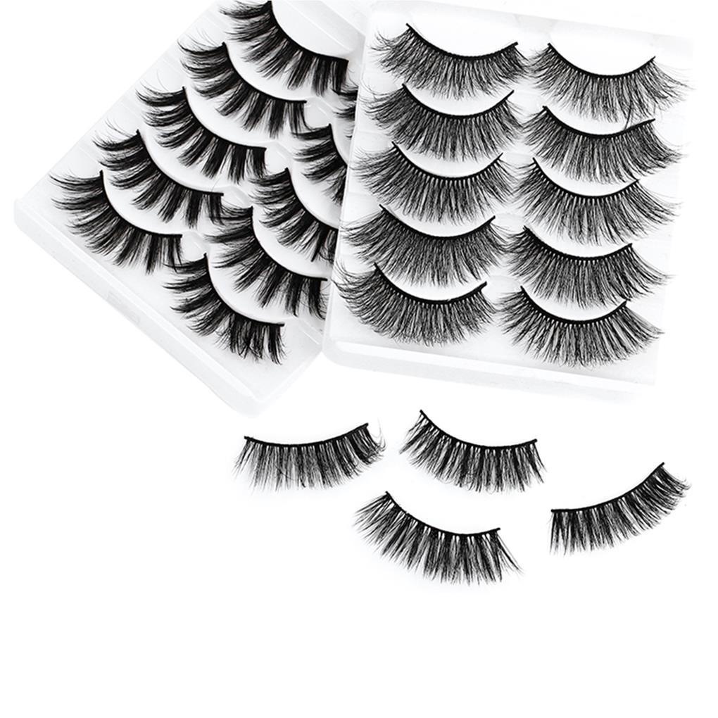 Set 5 Cặp Lông Mi Giả 3D Mềm Mại Tự Nhiên