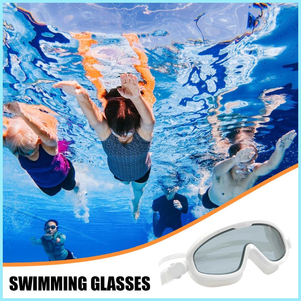 Kính Bơi Gọng Lớn Chống Tia UV Bảo Vệ Mắt Dành Cho Nam Nữ