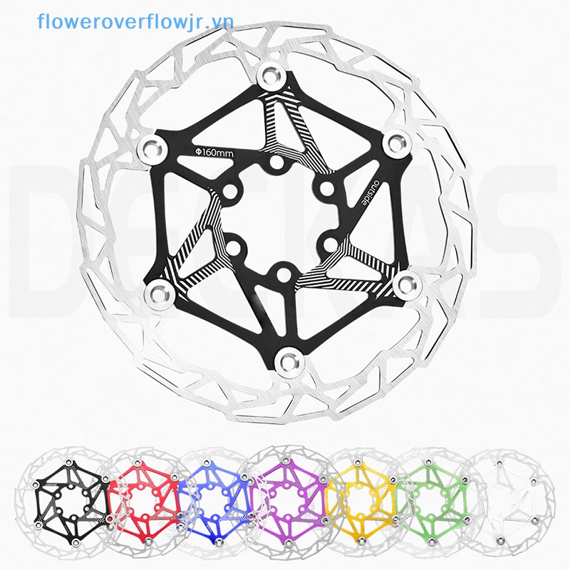 Phanh Đĩa 6 Bu Lông Siêu Nhẹ 82g CNC 6 Inch 160MM 4 Màu Tùy Chọn Dành Cho Xe Đạp Leo Núi