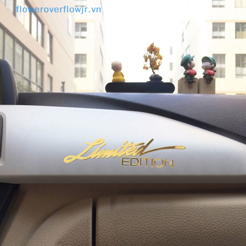 Sticker Kim Loại 3D Dán Trang Trí Xe Hơi / Xe Máy / Laptop