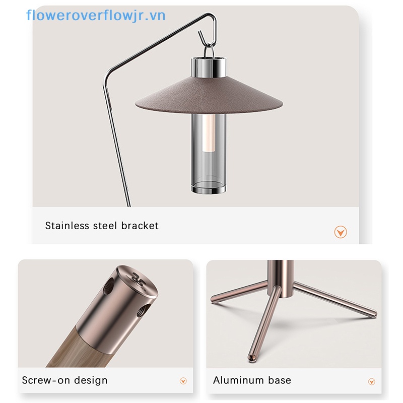 1 Khung Treo Đèn Đứng Có Thể Gập Gọn Dùng Khi Đi Cắm Trại