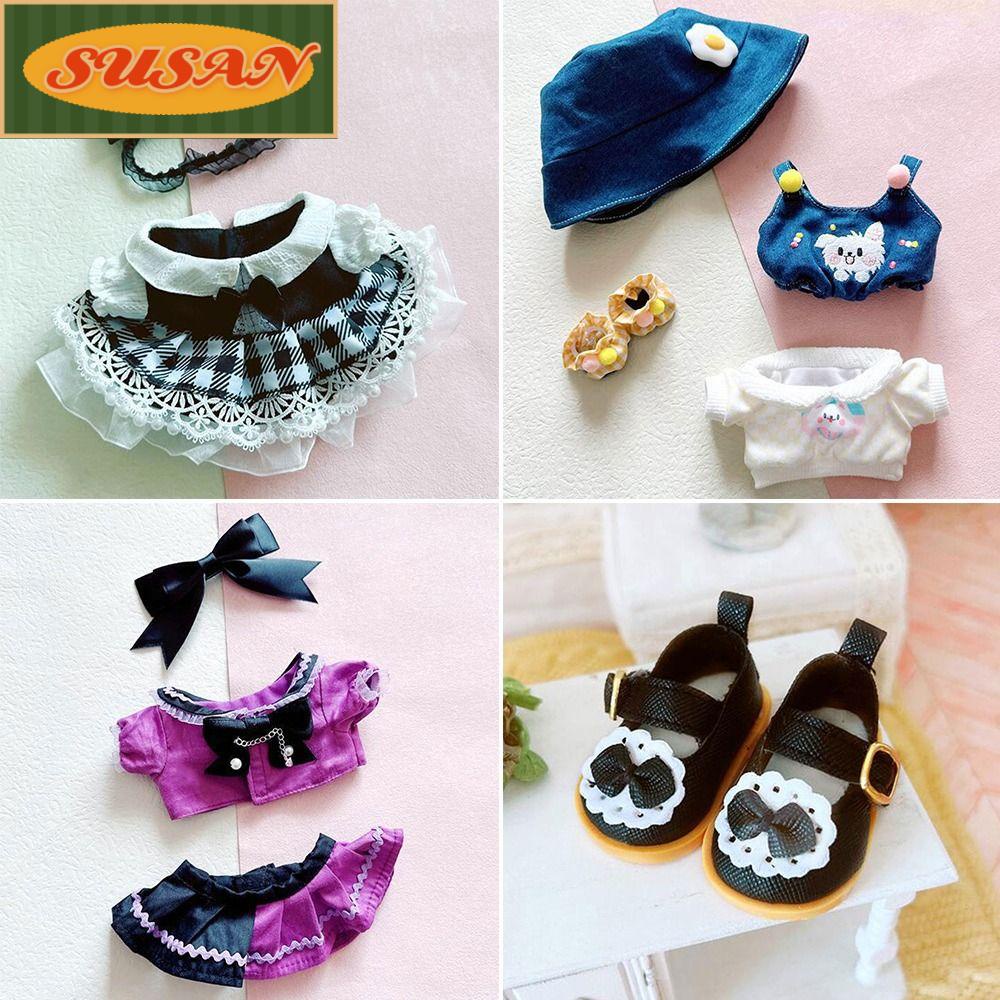 SUSANS 1 Bộ Quần Áo Cho Búp Bê 20cm Tỉ Lệ 1 / 12