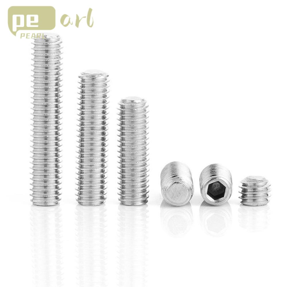 PEARLVN Bộ 100 Đinh Vít Đầu Lục Giác M4 Bằng Thép Không Gỉ 201 Gắn Tay Cầm Cửa
