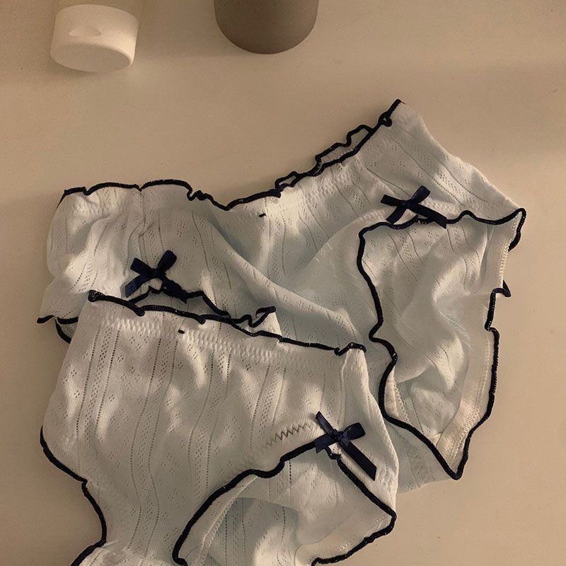 [Quần Lót Cotton Nguyên Chất Kháng Khuẩn Mềm Mại Phong Cách Nhật Bản Dễ Thương Cỡ Lớn Cho Nữ