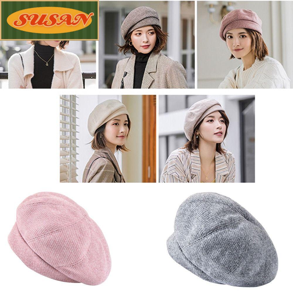 SUSANS Mũ Beret Thời Trang Pháp Cho Nữ